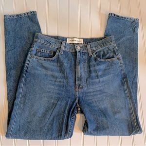 Reformation the Julia High Cigarette Jean in Baltic size 26